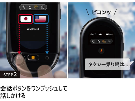 することで ポ−タブル翻訳機グロ−バルＳＩＭ１ＧＢ AppBank Store