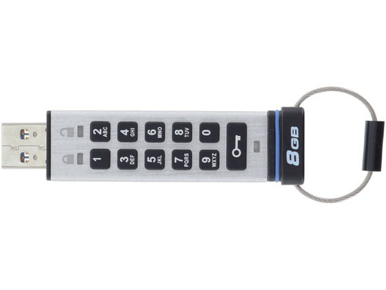 【お取り寄せ】USB3.0 10Key付 セキュリティ 8GB HUD-PUTK308GA1 ＵＳＢメモリ 外付けドライブ パソコン 家電 15,280円