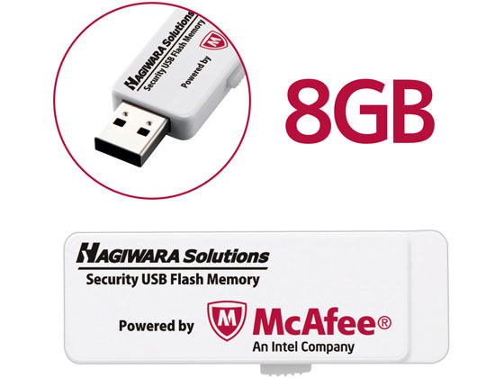 【お取り寄せ】USB3.0 McAfeeウィルス対策 8GB HUD-PUVM308GA1 ＵＳＢメモリ 外付けドライブ パソコン 家電｜JET PRICE
