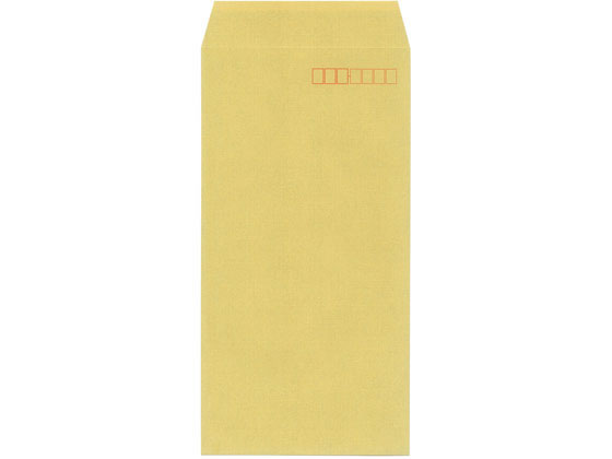 今村紙工 地紋入クラフト封筒 長3 100枚 テープ付×30パック 長３ Ａ４判横三ツ折り用 長タイプ封筒 ノート