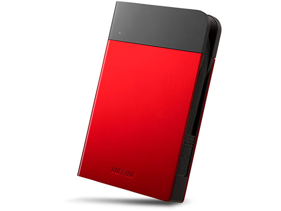 【お取り寄せ】バッファロー 耐衝撃防雨防塵ポータブルHDD 2TB HD-PZN2.0U3-R ハードディスク 外付けドライブ ＵＳＢメモリ パソコン 家電｜JET PRICE