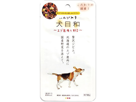 楽天市場 お取り寄せ わんわん 犬日和 レトルト エゾ鹿肉と野菜 60g Jet Price