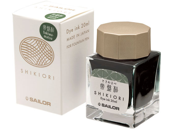 Sailor Shikiori Fountain Pen Ink 20ml - Evergreen Pine