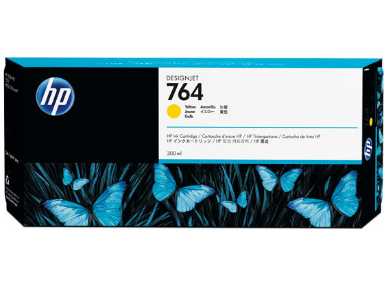 【お取り寄せ】HP HP764 インクカートリッジ イエロー 300ml C1Q15A ヒューレットパッカード ＨＰイエロー インクジェットカートリッジ インクカートリッジ トナー