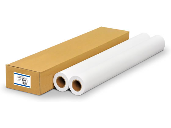 【お取り寄せ】インクジェット用プロッター用紙 普通紙プレミアム(標準)841×50m2本 まとめ買い 業務用 箱売り 箱買い ケース買い プロッター用紙 プリント用紙