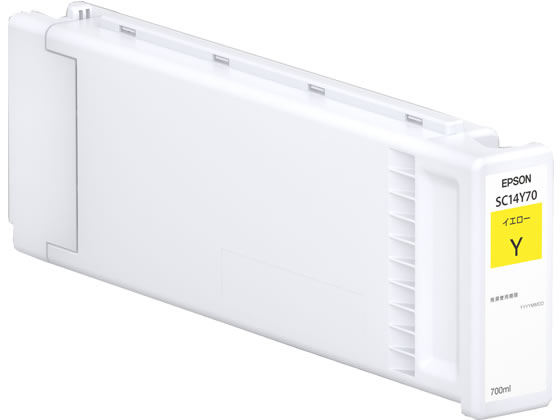 【お取り寄せ】エプソン インクカートリッジ 700ml イエロー SC14Y70 エプソン ＥＰＳＯＮイエロー インクジェットカートリッジ インクカートリッジ トナー｜JET PRICE 20,574円