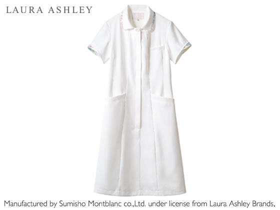 お取り寄せ ローラアシュレイ ナースワンピース 半袖 オフホワイト アメリブルー S Lw403 13 Purplehouse Co Uk