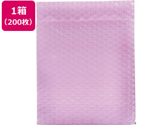 【お取り寄せ】クルーズ クッション封筒 レンジャーパックピンク 角3 10枚×20パック 袋タイプ エアーパッキン エアークッション 梱包資材 緩衝材 梱包