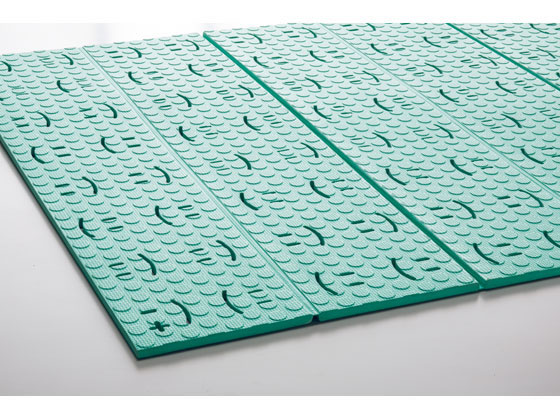 【お取り寄せ】テラモト 軽量パタパタマット 900×2000m グリーン MR0750201 玄関すのこ 玄関マット エントランス インフォメーション オフィス家具