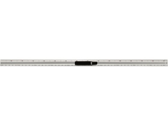 【お取り寄せ】新潟精機 アルミカットスケールハンドル付 快段目盛 150cm ACS-150H 直尺 曲尺 差し金 測定 作業
