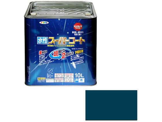 【お取り寄せ】アサヒペン 水溶性百貨店厚地の外套 10L 大海原青み 絵の具 ペンキ塗り 息抜き 室内装飾 土木 組み立てる原材料