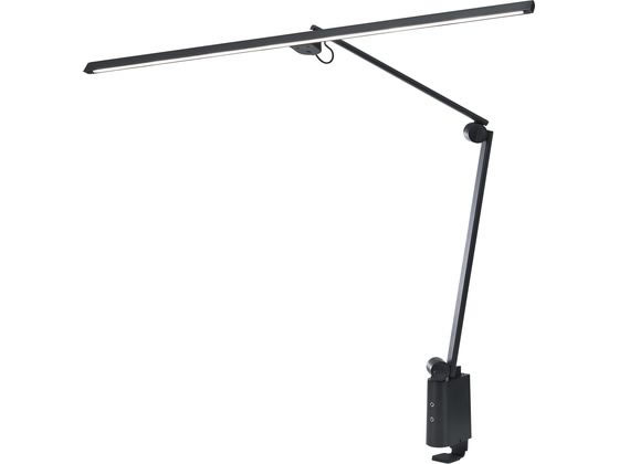 【お取り寄せ】Livtec ワイドLEDデスクライト ブラック LGD-A3332(K) アームライト デスクライト スタンド ライト 照明器具 家電｜JET PRICE