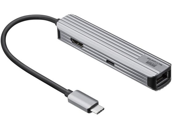 【お取り寄せ】サンワサプライ USB Type-Cマルチ変換アダプタ 15cm USB-3TCHLP7S 変換アダプタ 変換ケーブル ＵＳＢケーブル ケーブル 電源タップ 配線パーツ 家電