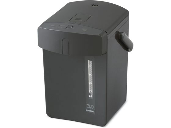 アイリスオーヤマ ジャーポット 3.0L 仕掛け式 IMHD-230-B 灯し火ポット 灯し火湯沸かし 勝手もと家電 膳立て家電