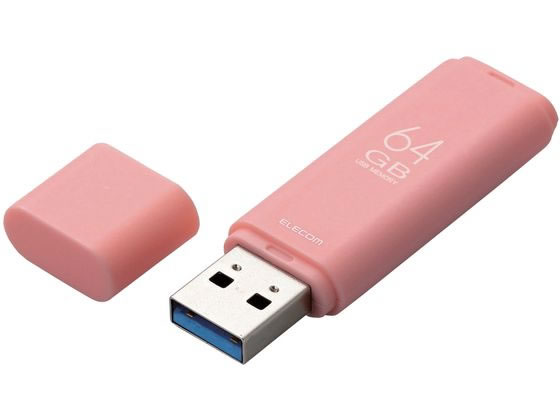 エレコム USBメモリ 64GB USB3.1対応 ピンク MF-TKU3064GPN ＵＳＢメモリ 外付けドライブ パソコン 家電｜JET PRICE