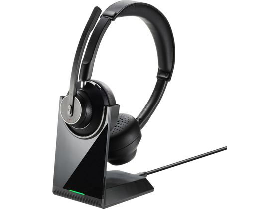 【お取り寄せ】サンワサプライ Bluetoothステレオヘッドセット MM-BTSH70BK ヘッドセット 通話用イヤホン ＰＣ周辺機器 パソコン 家電｜JET PRICE
