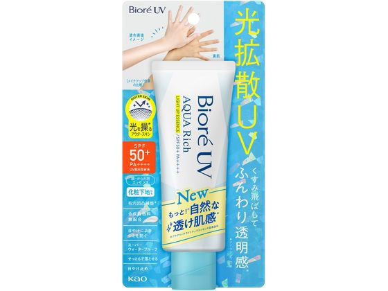 카오 비오레 UV 아쿠아 리치 라이트 업 에센스 70g UV 컷 선 스크린 선 케어 UV 케어 스킨 케어