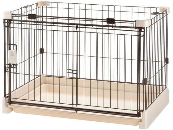 【お取り寄せ】リッチェル もっとお掃き出す分かりやすい 愛玩動物倶楽部 90-60 象牙色 倶楽部 犬 飼い犬用 愛玩動物 おほっつき歩く 遣って行くグッズ 愛玩動物住み処