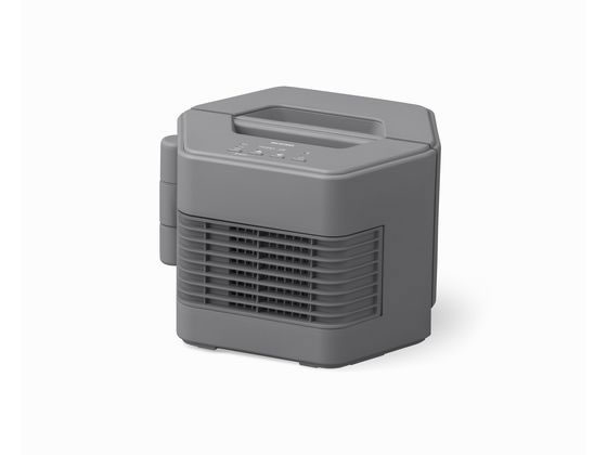 アイリスオーヤマ セラミックファンヒーター ツインセラ グレー ACH-MN12A-H 電気ストーブ セラミックファンヒーター ストーブ 空調家電｜JET PRICE