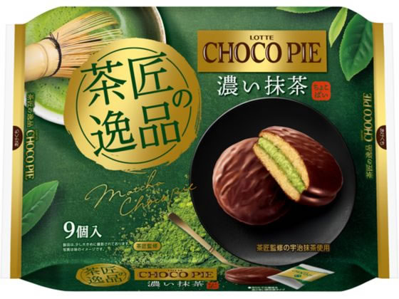 楽天市場】ロッテ チョコパイ パーティーパック 茶匠の逸品 濃い抹茶 9