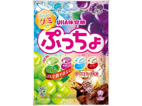 ふっちょ 楽天市場】UHA味覚糖 ぷっちょ 袋 4種アソート 88g×6個 : くすりの