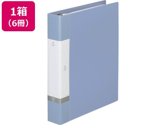 リヒトラブ お願いごと せつ然たる読みもの差替式A4 30穴 背幅50粍 水 6冊 G3803-14 Ａ４ 差替式せつ然たる整理保存用具