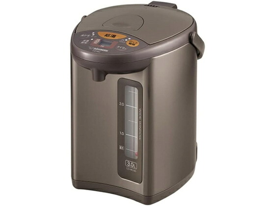象印 電動ポット 3.0L メタリックブラウン CDーWU30ーTM 灯かりポット 灯かり湯わかし 勝手もと家電 膳立て家電