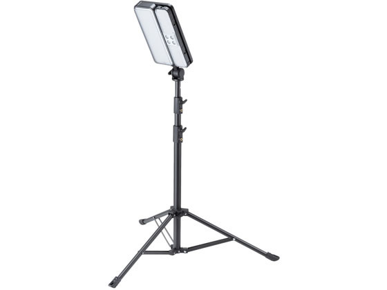 【お取り寄せ】サンワサプライ LED投光照明器 三脚架付き添い人 ソーラー申し受ける 雨合羽 LED-FL3 御役目灯 流通 一こま 安全性のある 御役目