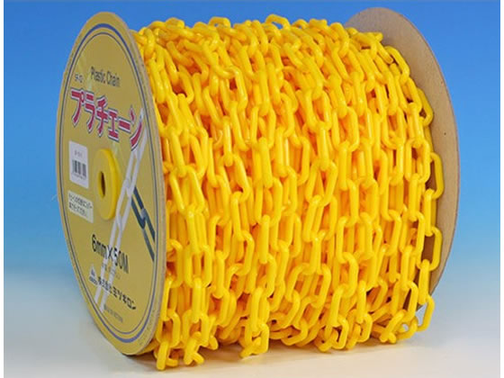 【お取り寄せ】エスコ 6.0mm&times;50m プラスチックチェーン(黄) EA980A-51｜JET PRICE