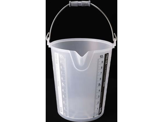【お取り寄せ】エスコ 10L 目盛付きバケツ(3個) EA991PC-10｜JET PRICE