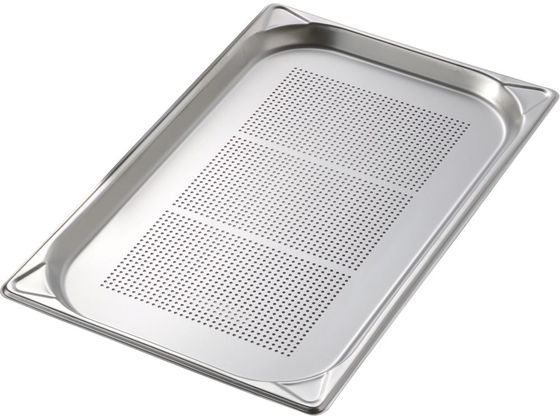 【お取り寄せ】MTI ステンレスGNパン 穴明 2 3 150mm EM8023150PFE ホテルパン ガストロノームパン ボウル ザル バット 厨房 キッチン