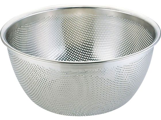 【お取り寄せ】三宝産業 UK18-8 HACCP対応 パンチング深型ざる 35cm ザル ボウル バット 厨房 キッチン