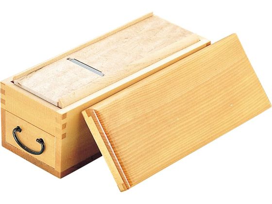 【お取り寄せ】木製カツ箱 いろり端 上物 01004 篩いに掛ける 吸いもの漉し カツ箱 膳立て小物 勝手もと 勝手もと