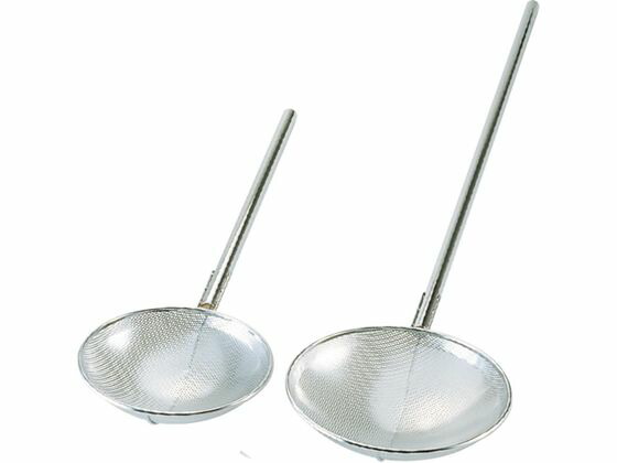 【お取り寄せ】18-8 パンチング 網ヒシャク φ30×柄75cm 穴φ6mm スクイ網 給食 厨房 キッチン