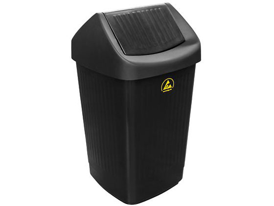 【お取り寄せ】アズワン 大容量導電ペール 50L 収納ボックス コンテナ 静電気対策 静電気対策品 クリーン