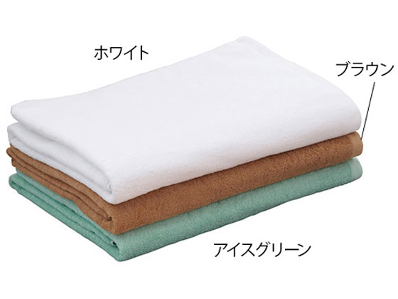 【お取り寄せ】アズワン 業務用 特大バスタオル(W)ホワイト 6枚入