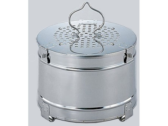 【お取り寄せ】松本製器 フィルター式ガーゼ缶丸型 φ270×180mm