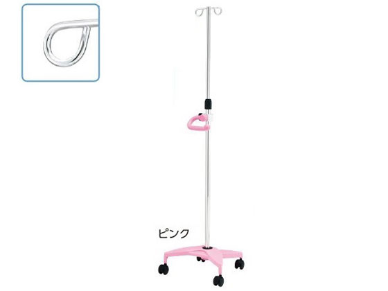 【お取り寄せ】ナビス SAP2-H イルリガードルスタンド(ネスティングタイプ)2本架 ピンク