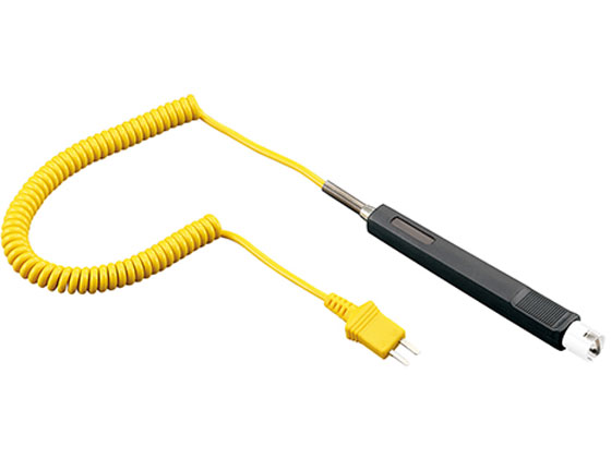 【お取り寄せ】アズワン ハンドルプローブセンサー(K熱電対)表面温度計 DS-5870 センサー 熱電対 温度 湿度 計測器 計量器