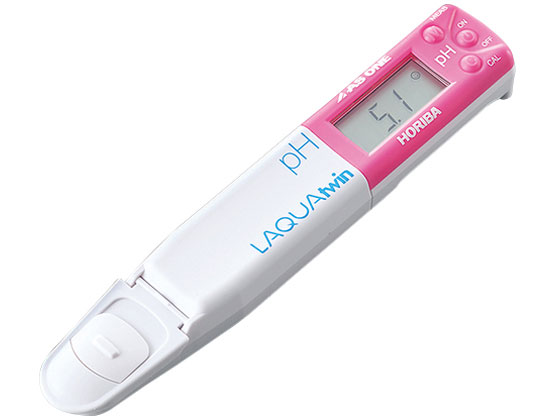 【お取り寄せ】アズワン ツインpH米突II LAQUAtwin(雨合羽型) AS-pH-11 ｐＨ計 導電率計 水質 地べた 価値付ける器 計り器