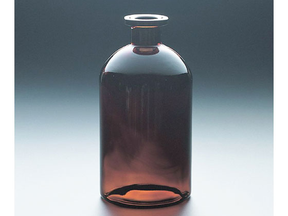 【お取り寄せ】クライミング 平面自動ビュレット用瓶(パイプメイド)1000mL 茶 ビュレット 分注 実験室用備品