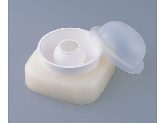 【お取り寄せ】アズワン アルミナ製マグネット乳鉢セット 80G-AL 乳鉢 粉砕 混合 プレス 実験室用備品