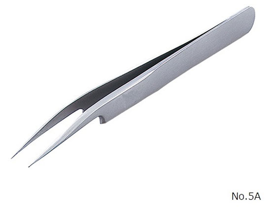 【お取り寄せ】RUBIS MEISTER ピンセット AXAL No.5A 5A-AXAL ピンセット 精密ピンセット 実験用小物 機材