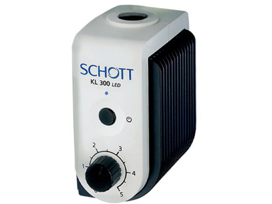 【お取り寄せ】SCHOTT ファイバ照明LED光源 本体 KL300LED 光源 照明 拡大鏡 スコープ 実験用小物 機材