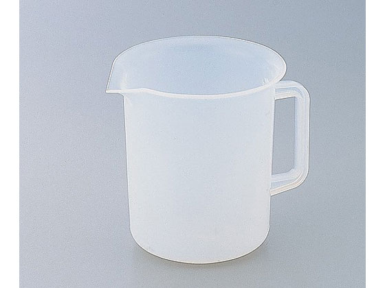 【お取り寄せ】アズワン PFA手付きビーカー 500mL 870393 ビーカー 計量カップ コップ ガラス容器 計量器