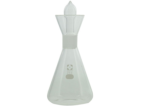 【お取り寄せ】柴田科学の科目 よう素瓶 栓付 250mL 010640-250 瓶 瑠璃容れもの 測定器 その他-DIY・工具-花・ガーデン・DIY