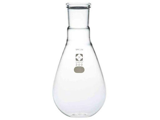 【お取り寄せ】柴田科学の科目 SPC大型はしけなす形瓶 200mL 035120-29200 瓶 硝子入れもの 計り器