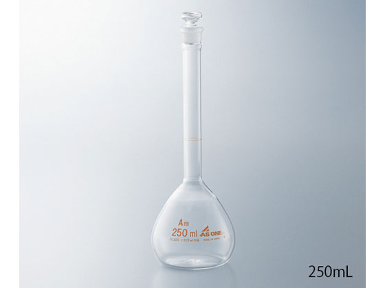 【お取り寄せ】アズワン 高精度メスフラスコ 白 2000mL メスフラスコ ガラス容器 計量器