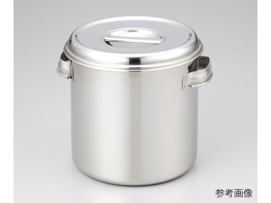 【お取り寄せ】燕物産 ステンレスポット(取手付き)11L 24cm タンク 金属製 金属容器 計量器