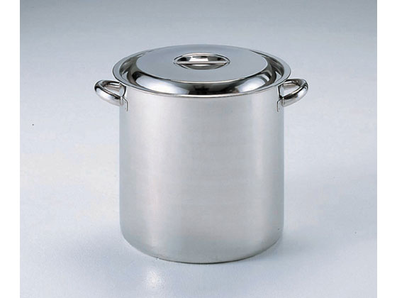 【お取り寄せ】クローバー ストックポット(取手付き)48L 40 タンク 金属製 金属容器 計量器